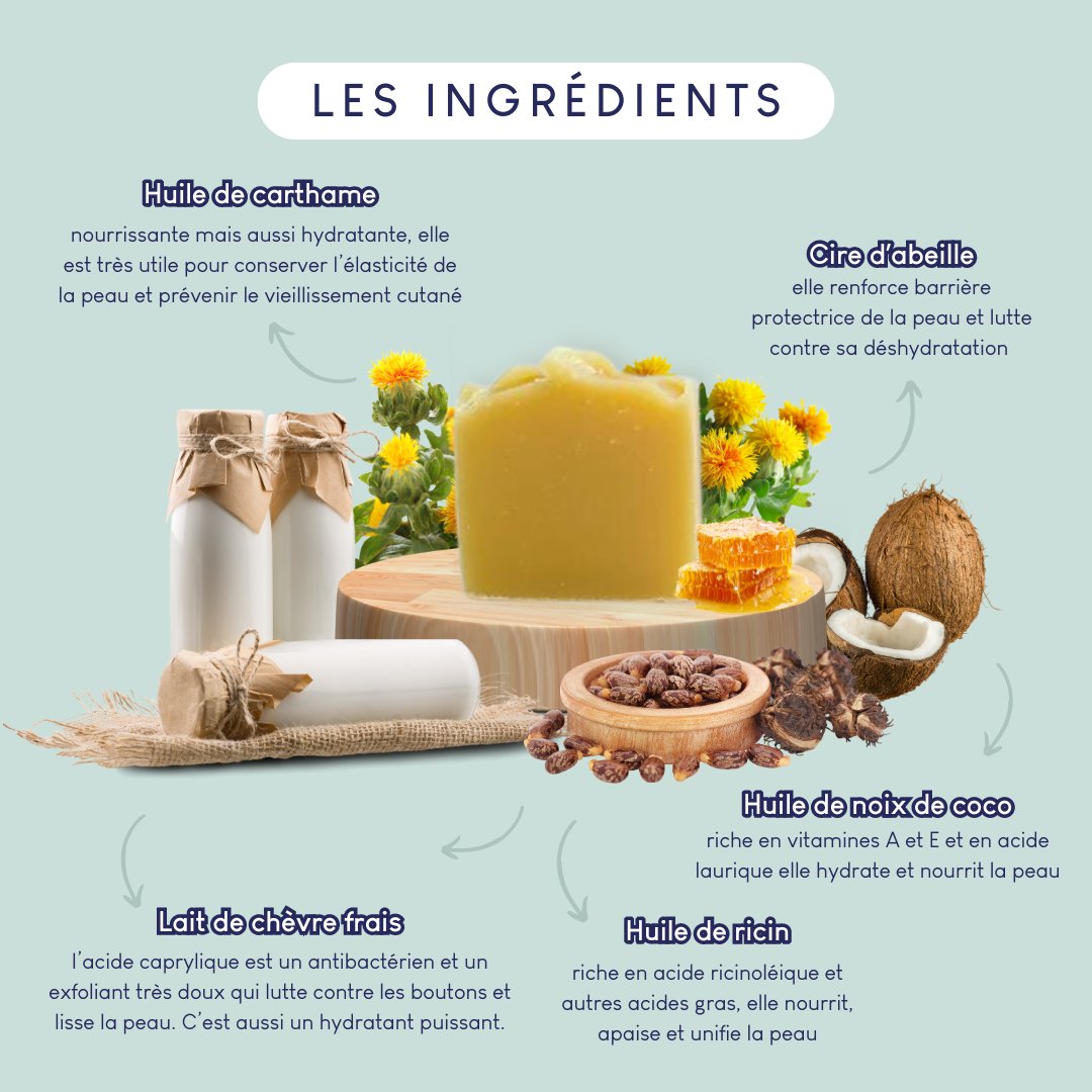 Savon onctueux au lait de chèvre - The Eco Shop