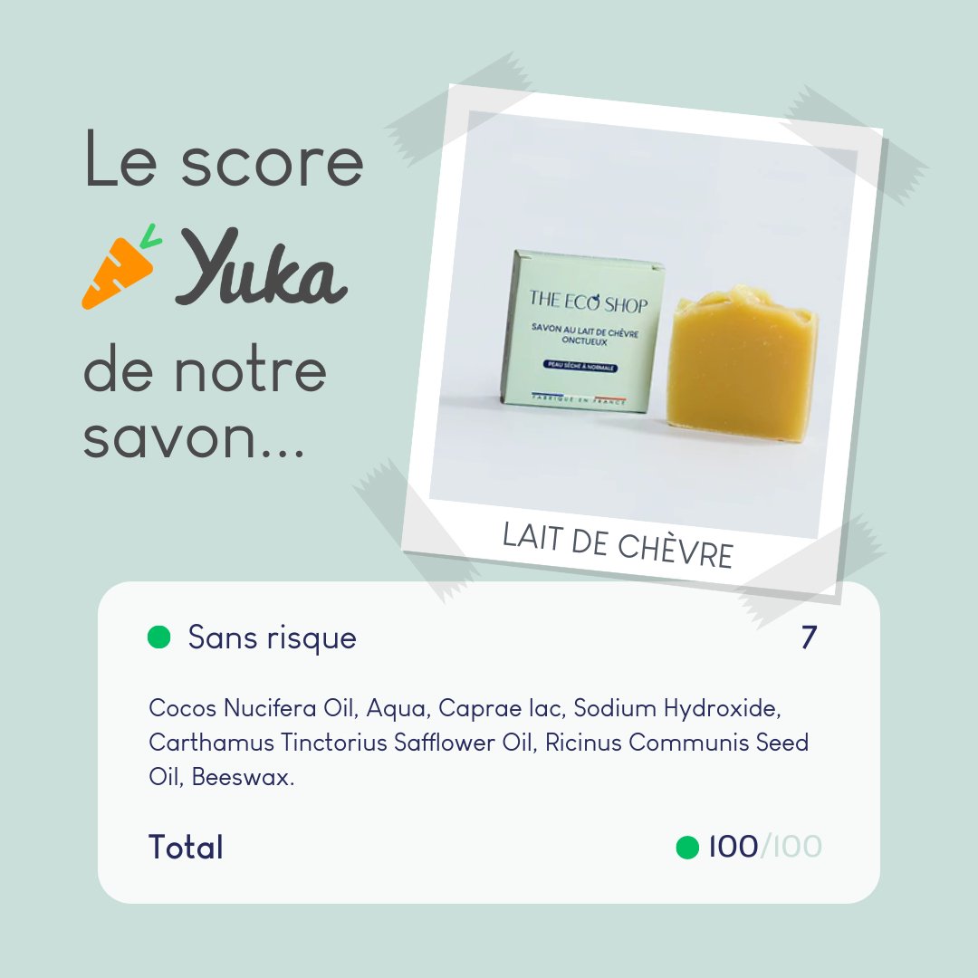 Savon onctueux au lait de chèvre - The Eco Shop