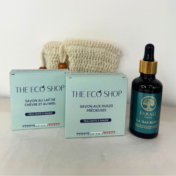Pack routine acné mixte à grasse - The Eco Shop